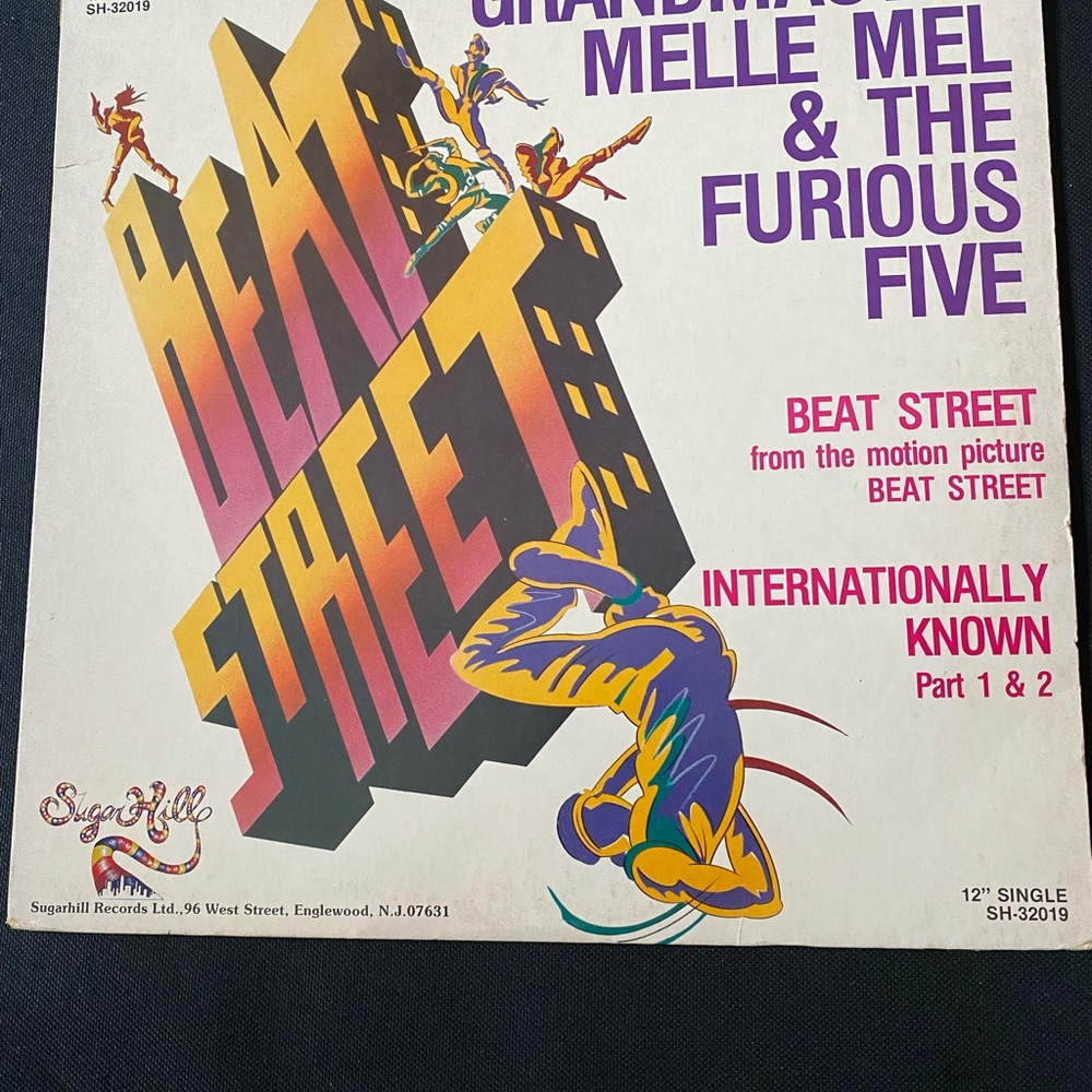 Vintage 80’s Beat Street 12 inch Vinyl Record break dance bboy hip hop rap